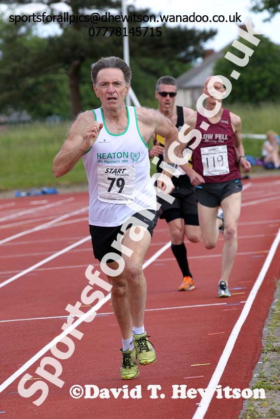 1500 metres, North East Masters Champs, Monkton Stadium,  Jarrow. Photo: David T. Hewitson/Sports for All Pics